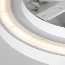 ceiling luminaire FLADY 2 flames IP20, white dimmable