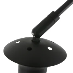 wall luminaire NOX LIGHT 1 flame E27 IP20, black dimmable