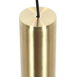 Pendel ALISIO 5-flammer IP20, messing dæmpbar
