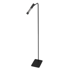 floor lamp ALISIO 1 flame IP20, black dimmable