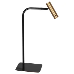Bordlampe LUMO 1-flamme IP20, sort dæmpbar
