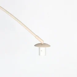 arc luminaire VELA LINO 1 flame E27 IP20, creme dimmable