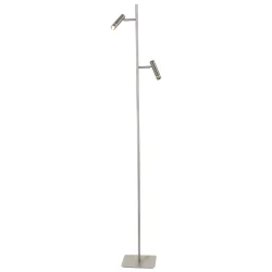 floor lamp VOLARI 2 flames IP20, steel dimmable