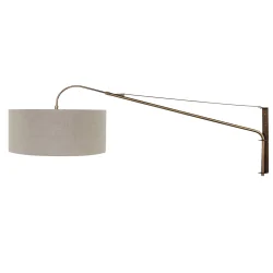 Væglampe ELEGANT CLASSY 1-flamme E27 IP20, bronze dæmpbar