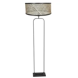 floor lamp STANG 1 flame E27 IP20, black dimmable