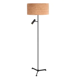 Standerlampe STANG 2-flammer E27 + GU10 IP20, sort dæmpbar