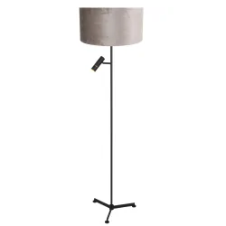 Standerlampe STANG 2-flammer E27 + GU10 IP20, sort dæmpbar