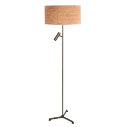 floor lamp STANG 2 flames E27 + GU10 IP20, bronze dimmable