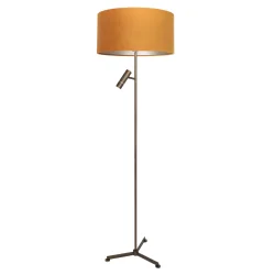 floor lamp STANG 2 flames E27 + GU10 IP20, bronze dimmable