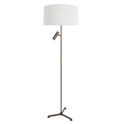 floor lamp STANG 2 flames E27 + GU10 IP20, bronze dimmable