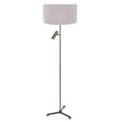 floor lamp STANG 2 flames E27 + GU10 IP20, bronze dimmable