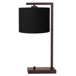 table lamp STANG 1 flame E27 IP20, cocoa dimmable