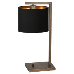 Bordlampe STANG 1-flamme E27 IP20, bronze dæmpbar