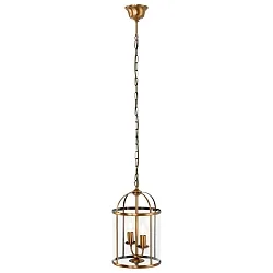 Steinhauer Pendel PIMPERNEL, 2-flammer, glas, bronze