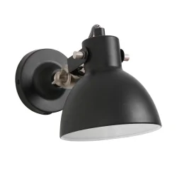 Mexlite Væglampe CERA, 1-flamme, reflektor, sort