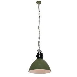 AN Pendant luminaire FRISK, 1 flame, metal, green