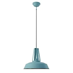 Mexlite Pendel EDEN, 1-flamme, 42cm, blå