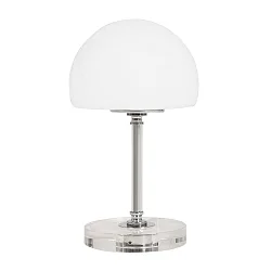 Bordlampe ANCILLA MUSHROOM lang, med skiftefunktion G9 IP20, chrom, poleret dæmpbar
