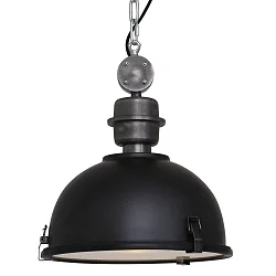 Pendel BIKKEL - Ø 32CM 1-flamme, lille E27 IP20, sort mat dæmpbar