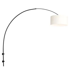 wall luminaire SPARKLED LIGHT cylindrical, with shade, adjustable E27 IP20, black matt 