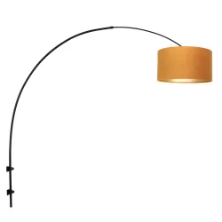 wall luminaire SPARKLED LIGHT cylindrical, with shade, adjustable E27 IP20, black matt 