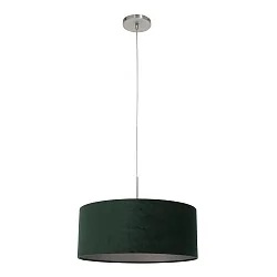 Pendel SPARKLED LIGHT cylindrisk, med skærm E27 IP20, stål børstet dæmpbar