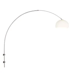 Væglampe SPARKLED LIGHT halvrund, med skærm, justerbar E27 IP20, sort mat 