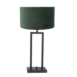 table lamp STANG up, 2-fold, with switch, with shade, with plug E27 IP20, black matt dimmable