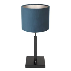 Bordlampe STANG up, med afbryder, med skærm, med stik E27 IP20, sort mat dæmpbar