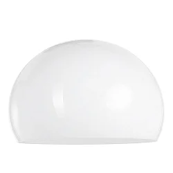 skærm KAPPEN - PLEXI BALL 380 rund, blank, hvid