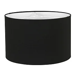 skærm KAPPEN - Ø 40CM høj, cylindrisk, sort