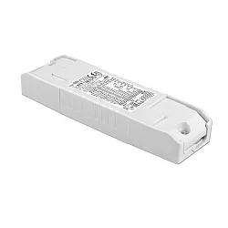 LED driver PRO FLAT 40 med aflastning, konstant strøm, justerbar, omskiftelig, hvid