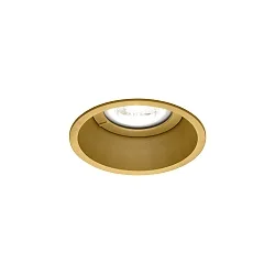 Indbygningslampe DEEP 1.0 PAR16 rund, med bladfjedre GU10 IP20, guld CRI 90