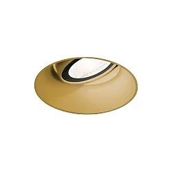 Indbygget spotlys DEEP ADJUST TRIMLESS 1.0 - PAR16 skylle, kardanisk drejning GU10 IP20, guld dæmpbar