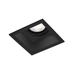 Recessed spot PLANO 1.0 PAR16, GU10 max. 12W, rotatable/swivelling, black