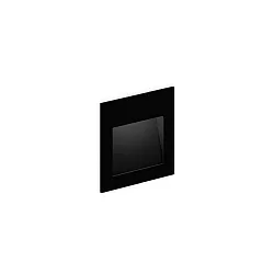 Vægindbygningslampe LITO WALL REC 2.0 IP20, sort mat 