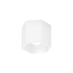 Downlight HEXO 1.0 - PAR16 1-flamme, firkantet, uden reflektor GU10 IP20, mat, trafik hvid dæmpbar