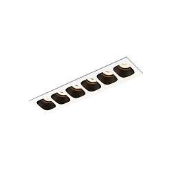 recessed luminaire PIRRO 6.0 IP20, black matt, white matt dimmable 30W 2400lm 2700K 20-40° 20-40° CRI 90-100