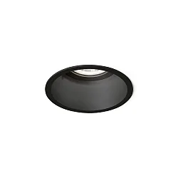 Downlight DEEPER IP44 1.0 rund, gå tilbage GU10 IP44, sort dæmpbar