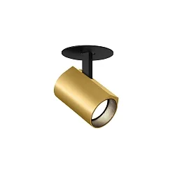 LED Recessed spot CENO 1.0, 1800-2700K, CRi >95, rotatable/swivelling, dimmable, black gold
