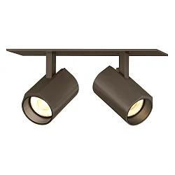 Downlight CENO 2.0 2-flammer, svingbar, drejelig IP20, bronze dæmpbar