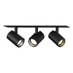 Downlight CENO 3.0 3-flammer, svingbar, drejelig IP20, sort dæmpbar