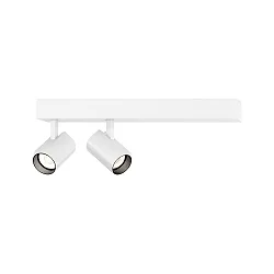 overflade lampe CENO 2.0 2-flammer, svingbar, drejelig IP20, hvid dæmpbar