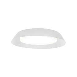 LED Wall /Ceiling luminaire TOWNA 2.0, IP44, Ø 37.1cm, 2700K, dimmable, white