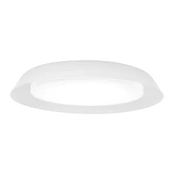 LED Wall /Ceiling luminaire TOWNA 2.0, IP44, Ø 46.1cm, 2700K, dimmable, white