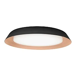 LED Wall /Ceiling luminaire TOWNA 2.0, IP44, Ø 46.1cm, 2700K, dimmable, black copper