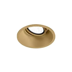 Indbygnings loftlampe DEEP ADJUST 1.0 - LED kardanisk drejning, med klemfjedre IP20, champagne dæmpbar