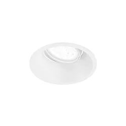 Indbygnings loftlampe DEEP ADJUST 1.0 - LED kardanisk drejning, med klemfjedre IP20, mat, trafik hvid dæmpbar