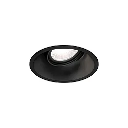 LED Recessed spot DEEP ADJUST 1.0, IP20, 350/500mA, 7/10W 1800-2850K, CRi >95, with leaf springs, black