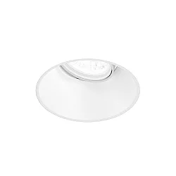 Indbygnings loftlampe DEEP ADJUST TRIMLESS 1.0 skylle, kardanisk drejning, med klemfjedre IP20, mat, trafik hvid dæmpbar
